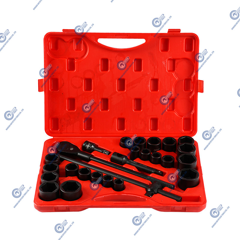 27 keping 3/4 inci Drive Jumbo Master Impact Socket Set